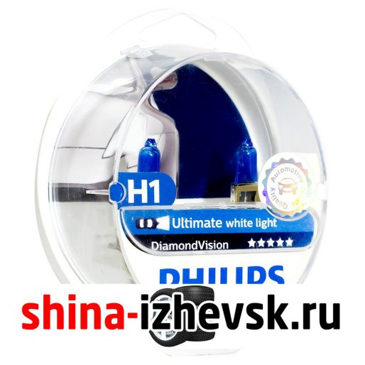 Лампа галогеновая PHILIPS — H1-55 Вт-5000К, 1 шт. в Ижевске